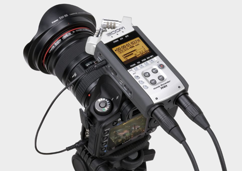 Применение портативного рекордера Zoom H4nSP с DSLR камерой.